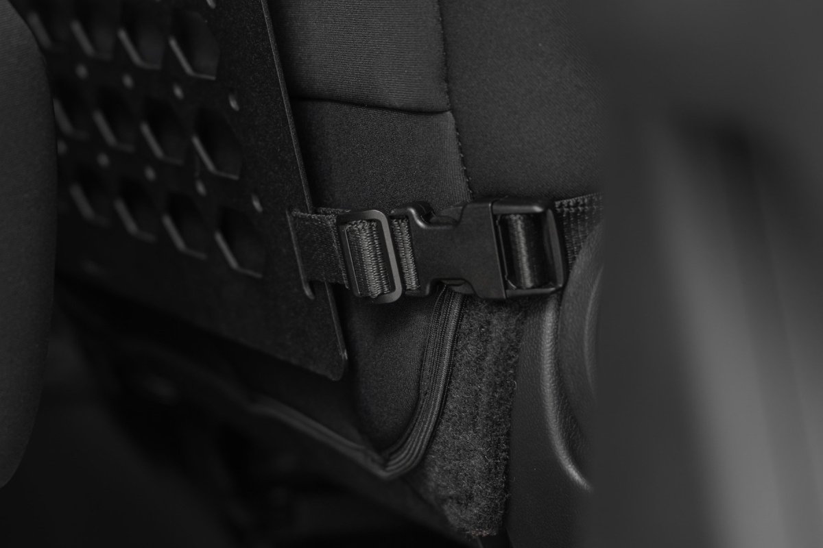 Seat Back MOLLE Panel - Rough Country - Black